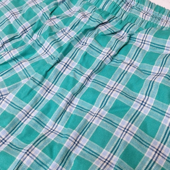 Colsie Womens Lightweight Green Plaid Tank & Shorts 2 piece Pajama Set NEW! - Picture 7 of 8